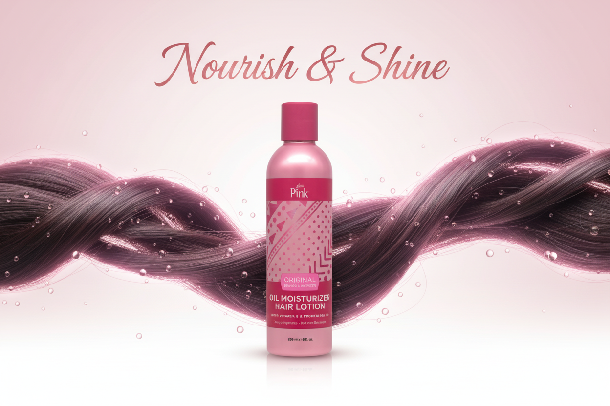 PINK OIL MOISTURIZER LOTION 8 OZ