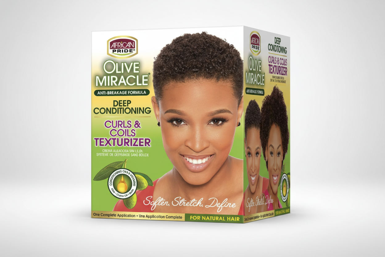 African Pride Olive Miracle Curls & Coils Texturizer