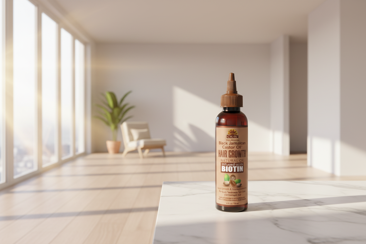 OKAY BLK JAM CAST HAIR GROWTH OIL