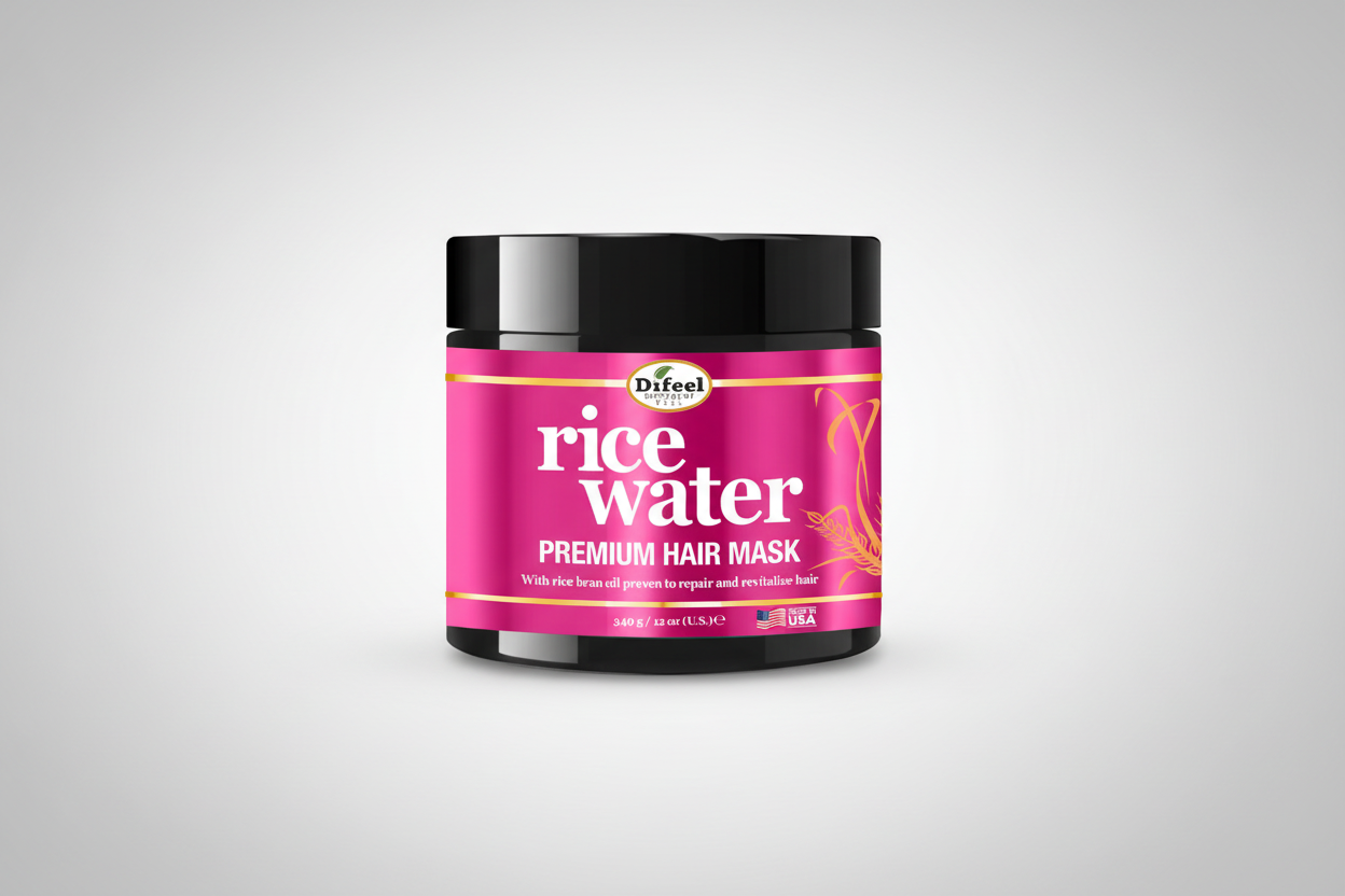 DIFEEL RICE WATER HAIR MASK 12 OZ
