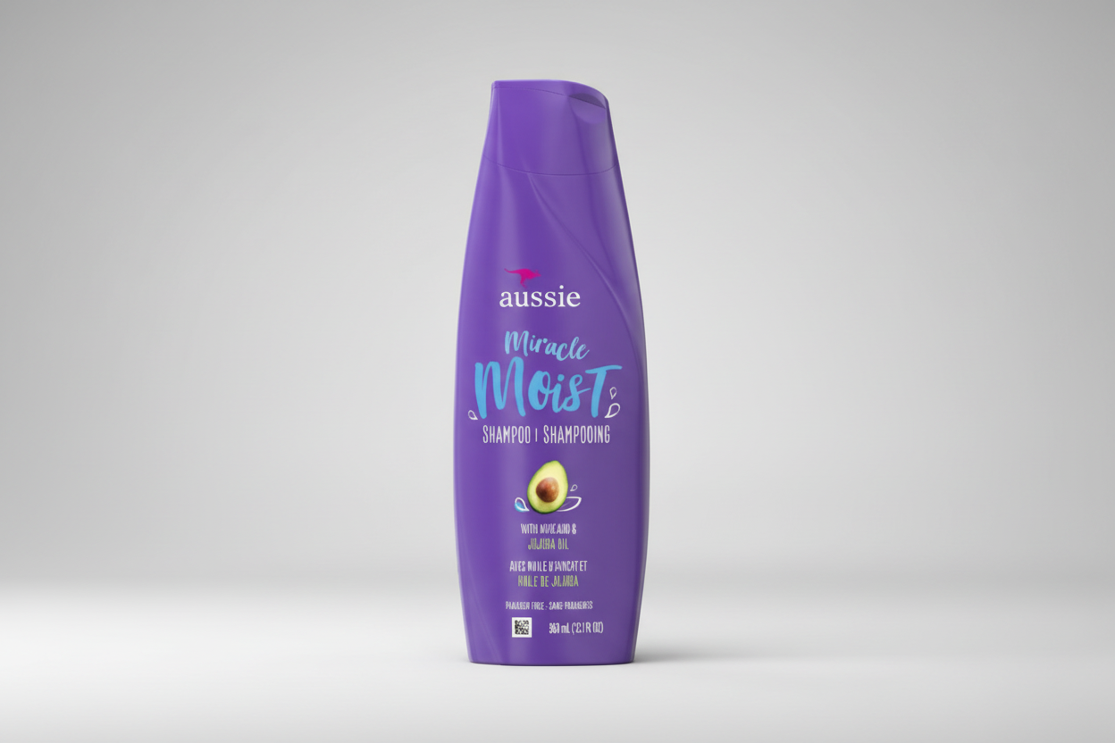 AUSSIE MIRACLE MOIST SHAMPOO 12.1 OZ