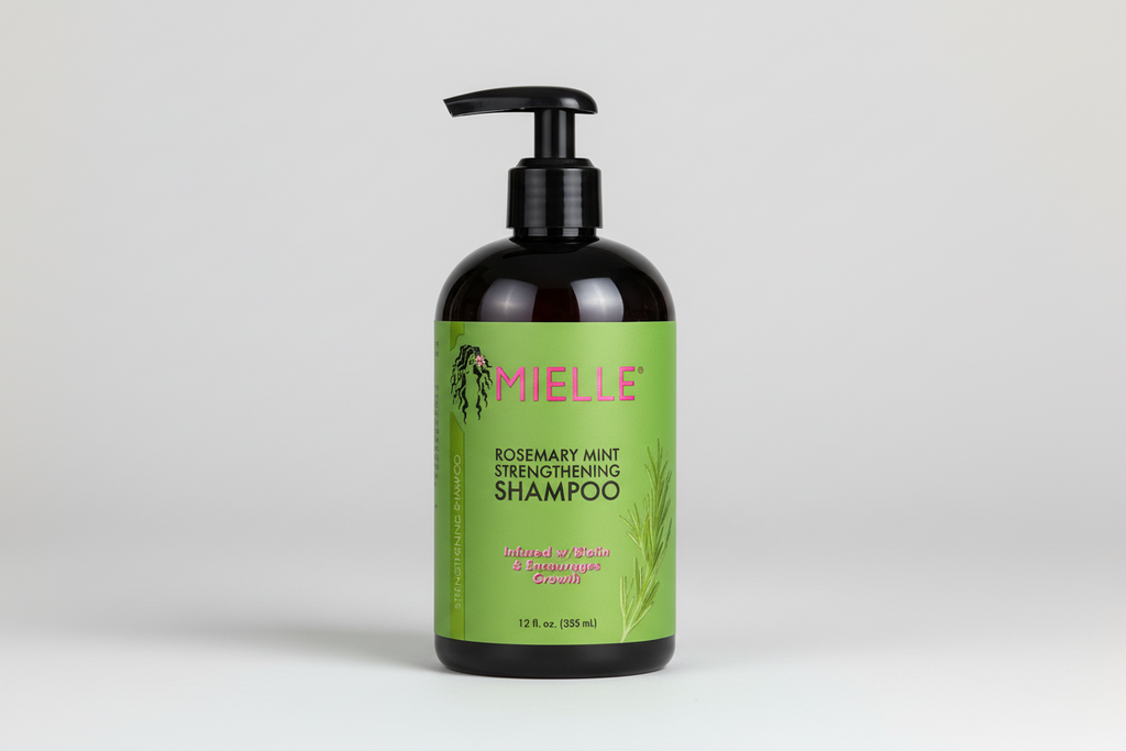 Mielle Rosemary Mint Strengthening Shampoo – 12 oz | Biotin‑Infused Growth & Strengthening Shampoo