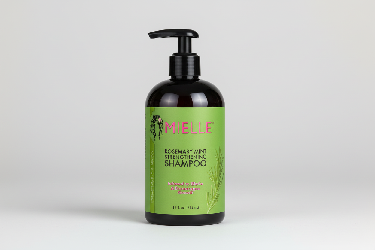 Mielle Rosemary Mint Strengthening Shampoo – 12 oz | Biotin‑Infused Growth & Strengthening Shampoo