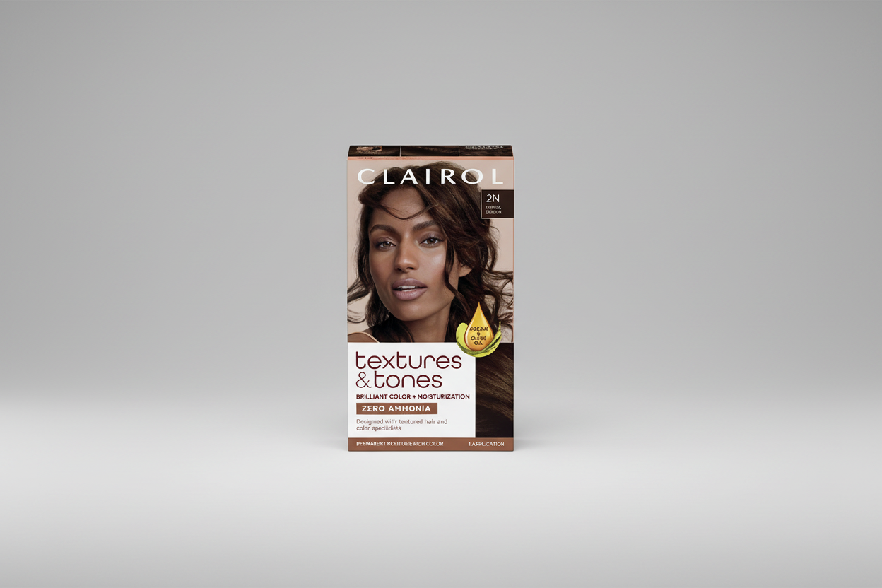 Clairol Textures & Tones 2N – Mocha Brown Permanent Hair Color