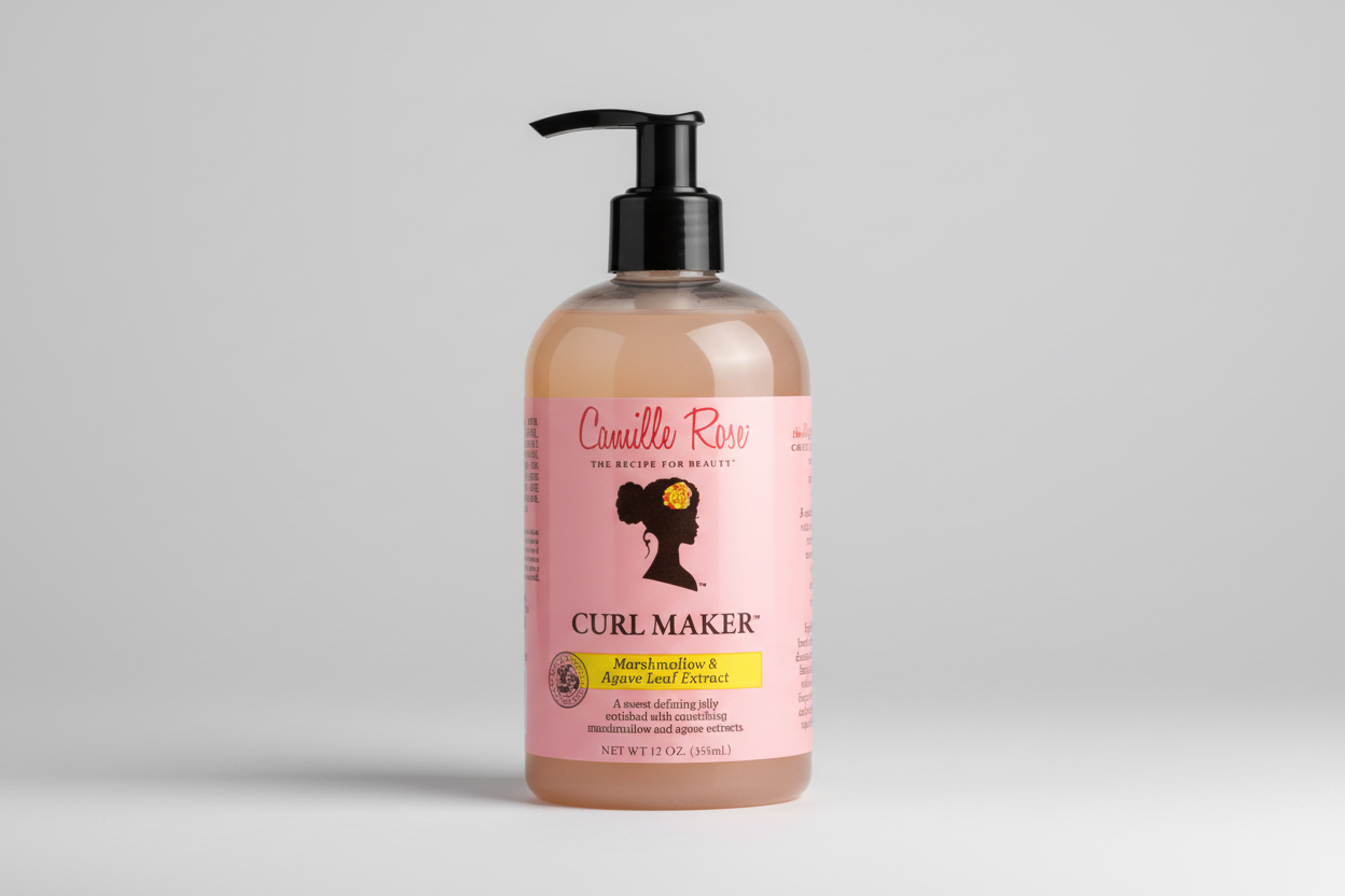Camille Rose Curl Maker Defining Jelly, Moisturizing Curl Styler, 12oz