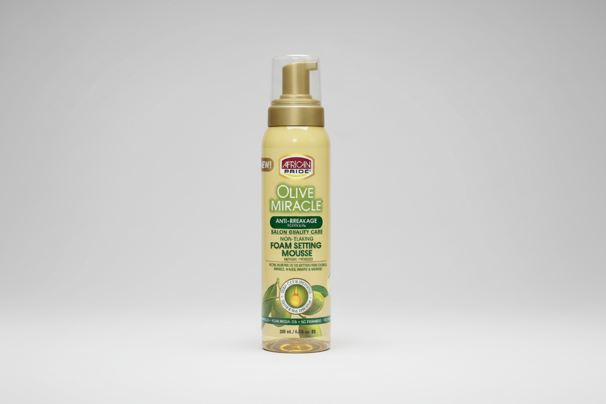 African Pride OLIVE FOAM SET MOUSSE