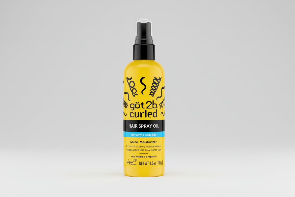 GOT 2 B CURLED HAIR SPRAY OIL 4 OZ