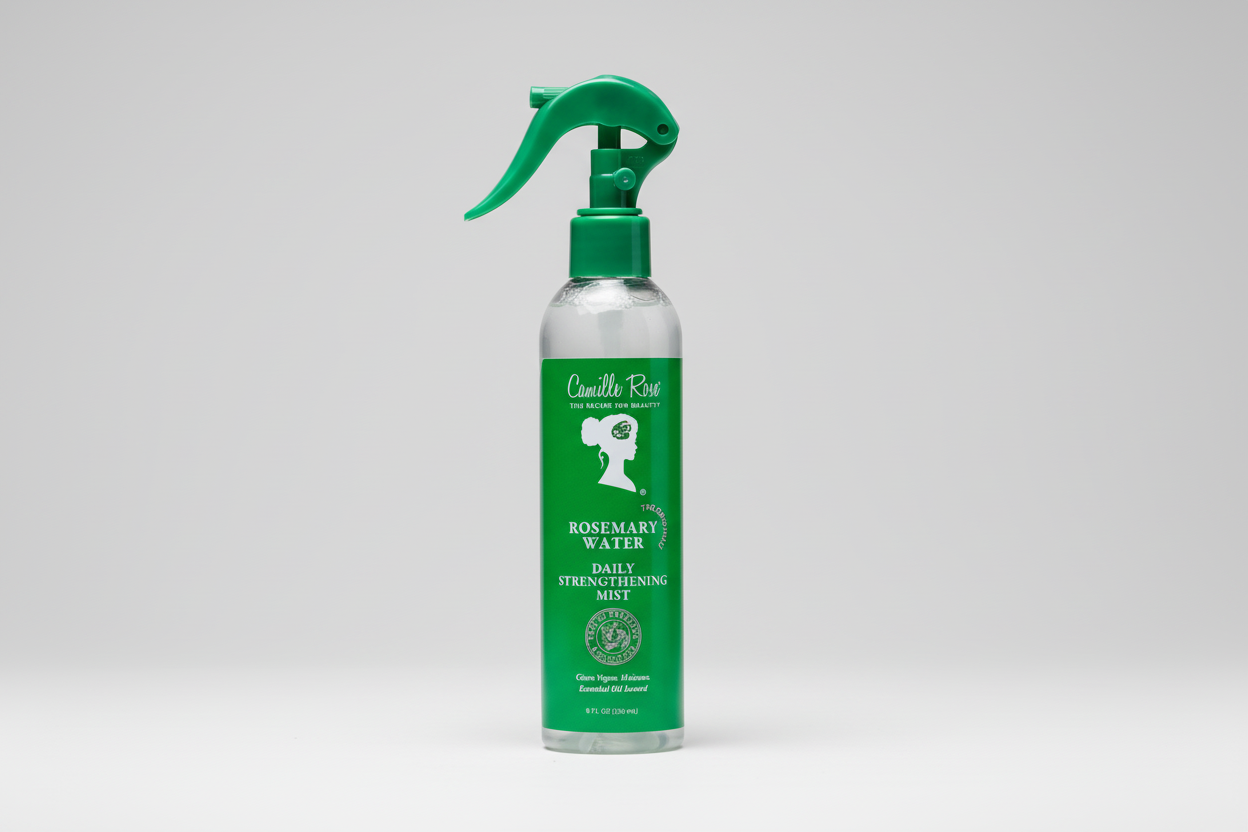 Camille Rose Rosemary Water Mist 8oz – Refresh & Hydrate Hair
