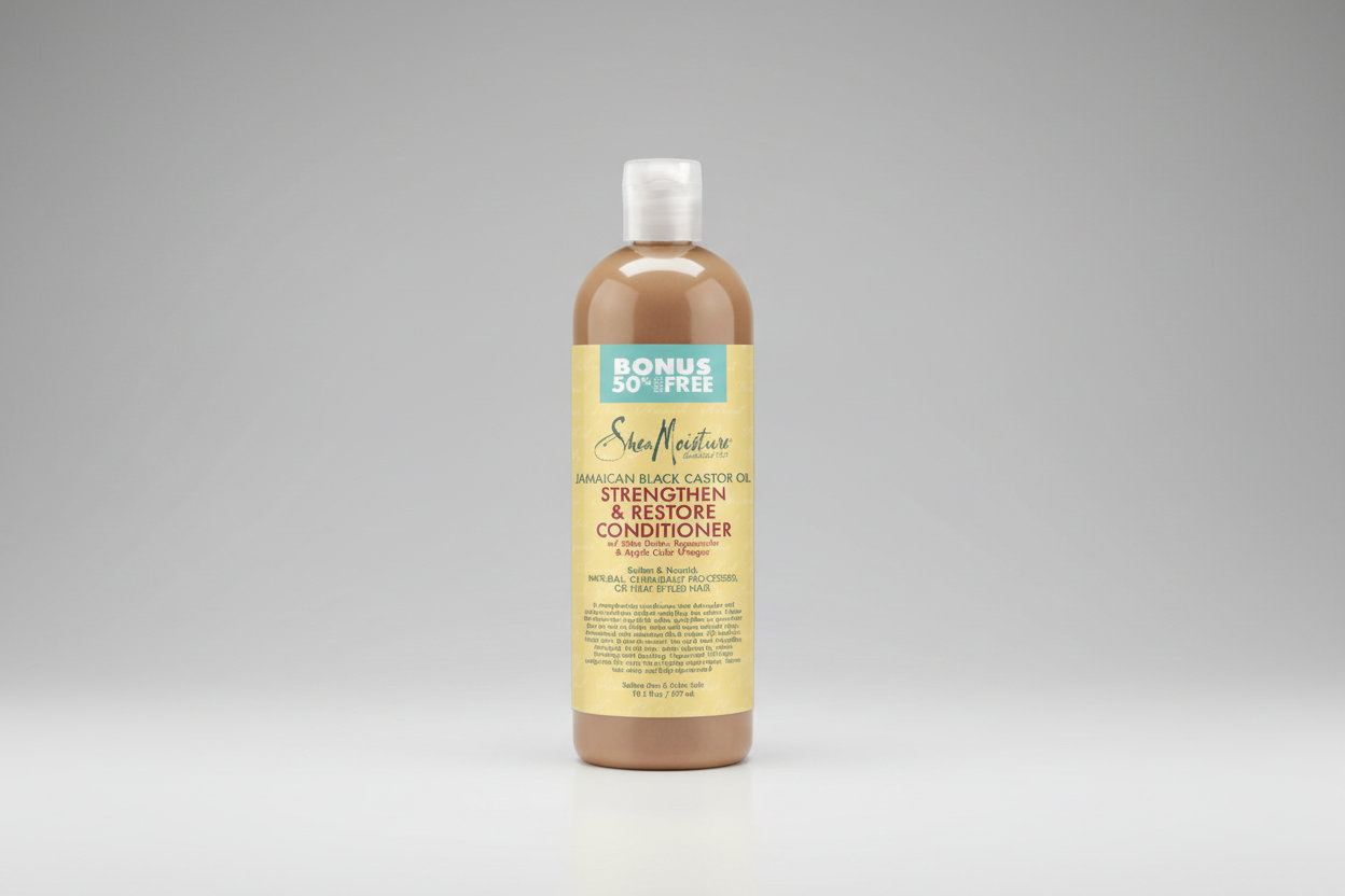 SheaMoisture Jamaican Black Castor Oil Strengthen & Restore Conditioner – 19.8 oz | Moisturizing, Repairing & Detangling Condit