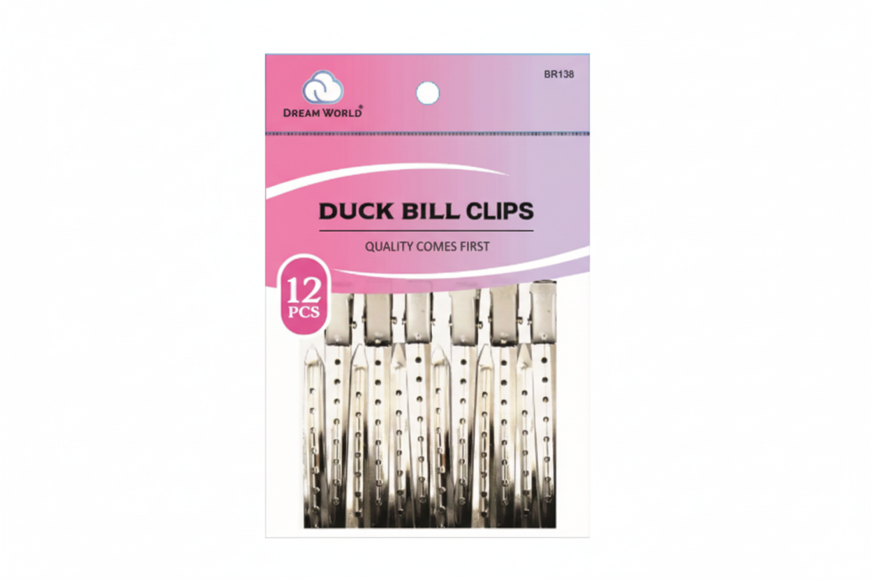 Dream Clip Duck Bill Hair Clips – 12-Pack Professional Sectioning Clips