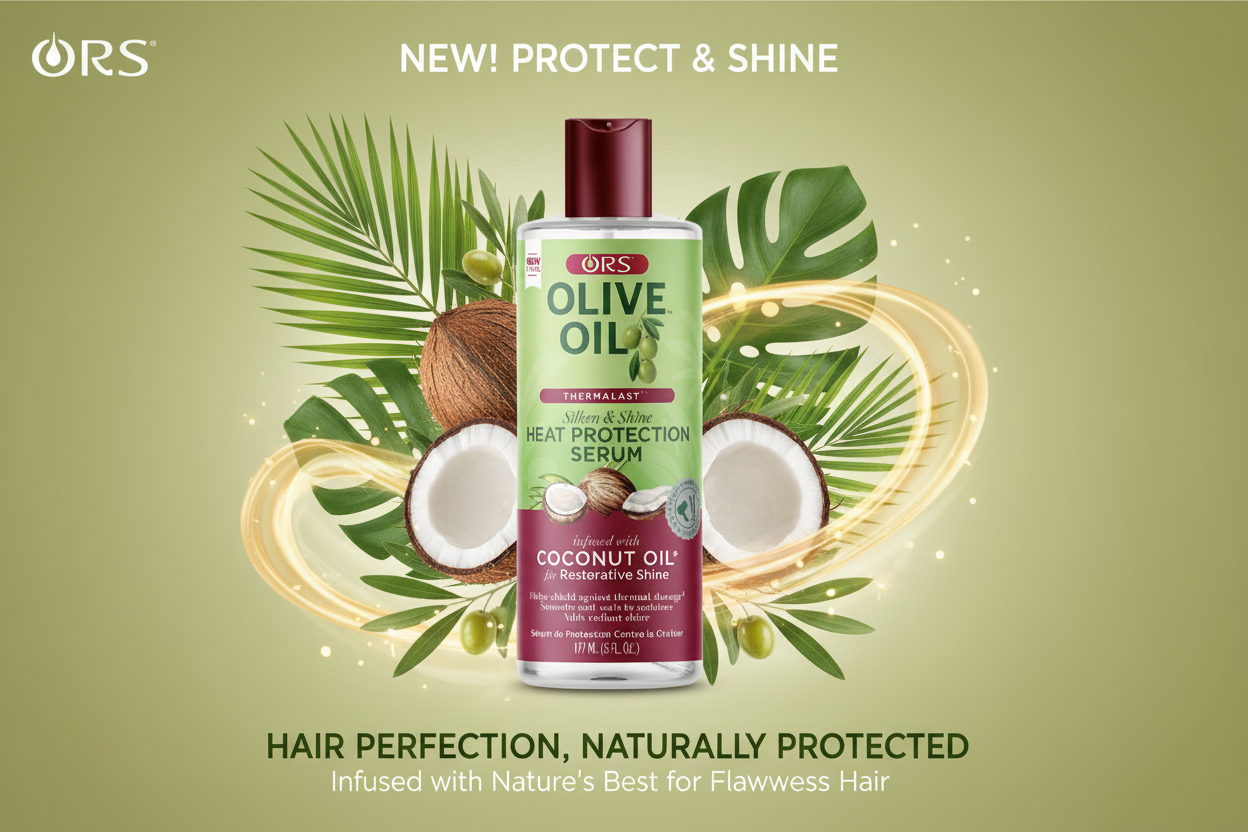 ORS OLIVE OIL HEAT PROTECTION SERUM