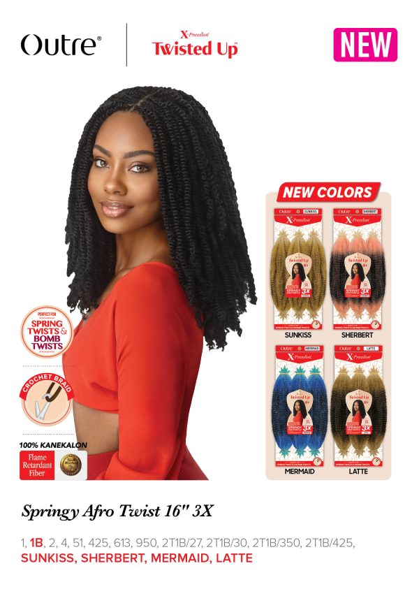 Outre Springy Afro Twist 16″