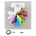 Seamless Nylon Hair Tie 18 Pce Set