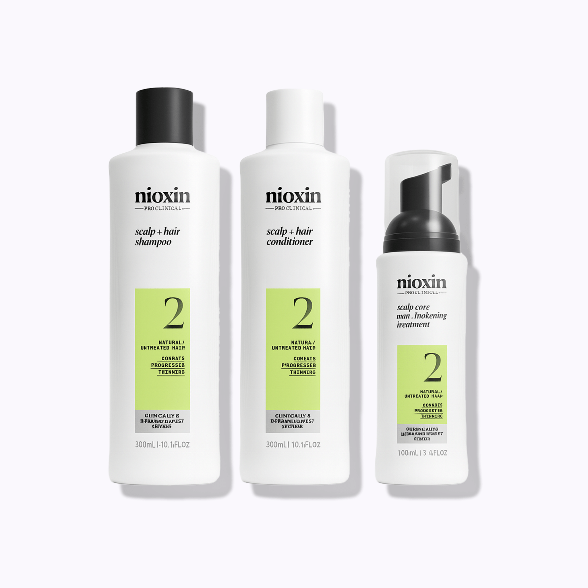 Nioxin System 2 Kit for Natural Hair with Progressed Thinning