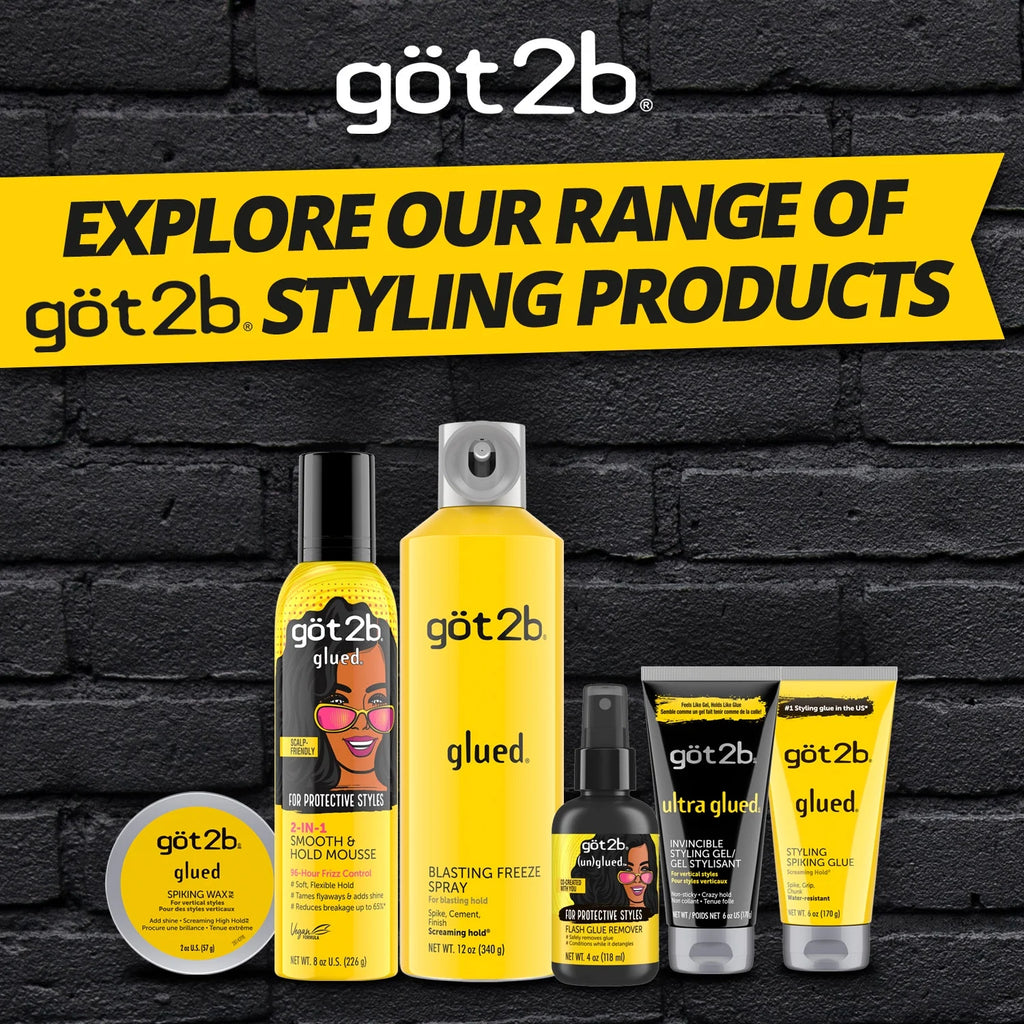 Got2b Glued Freeze Spray 12oz - Maximum Hold & Long-Lasting Frizz Control