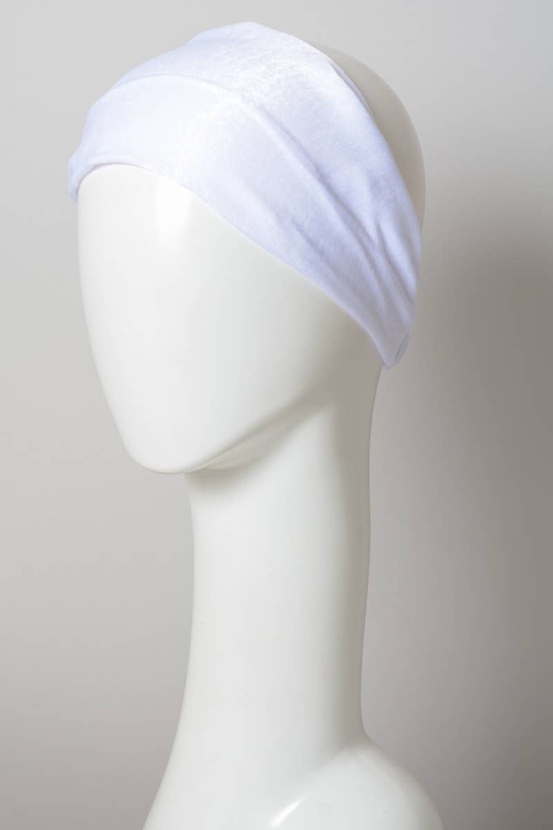 Comfort Meets Fashion: Wide Elastic Headband in Many Colors