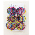 Rainbow Elastic Hair Tie Value Pack