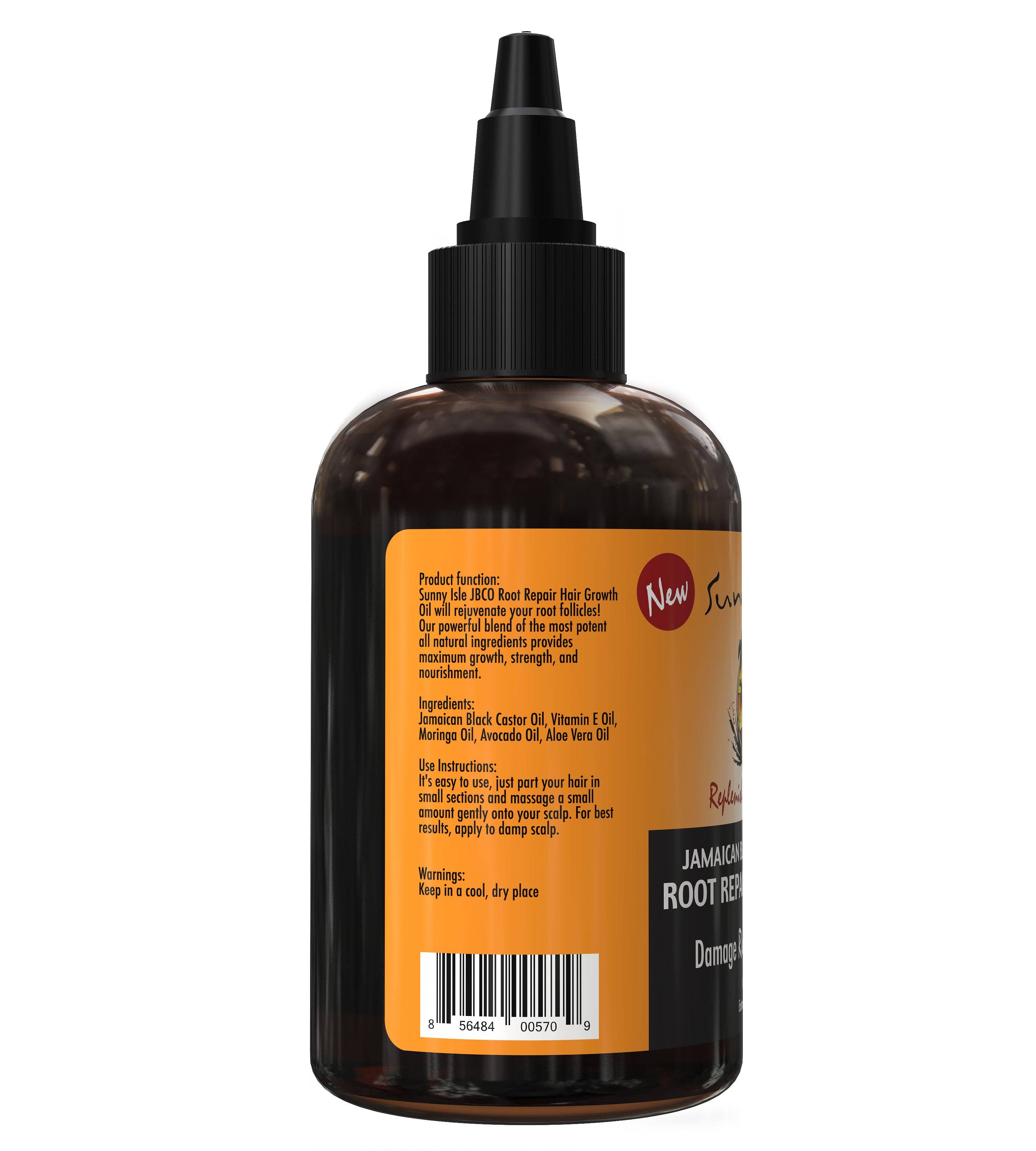 Sunny Isle Jamaican Black Castor Oil Root Repair Growth Oil 4oz