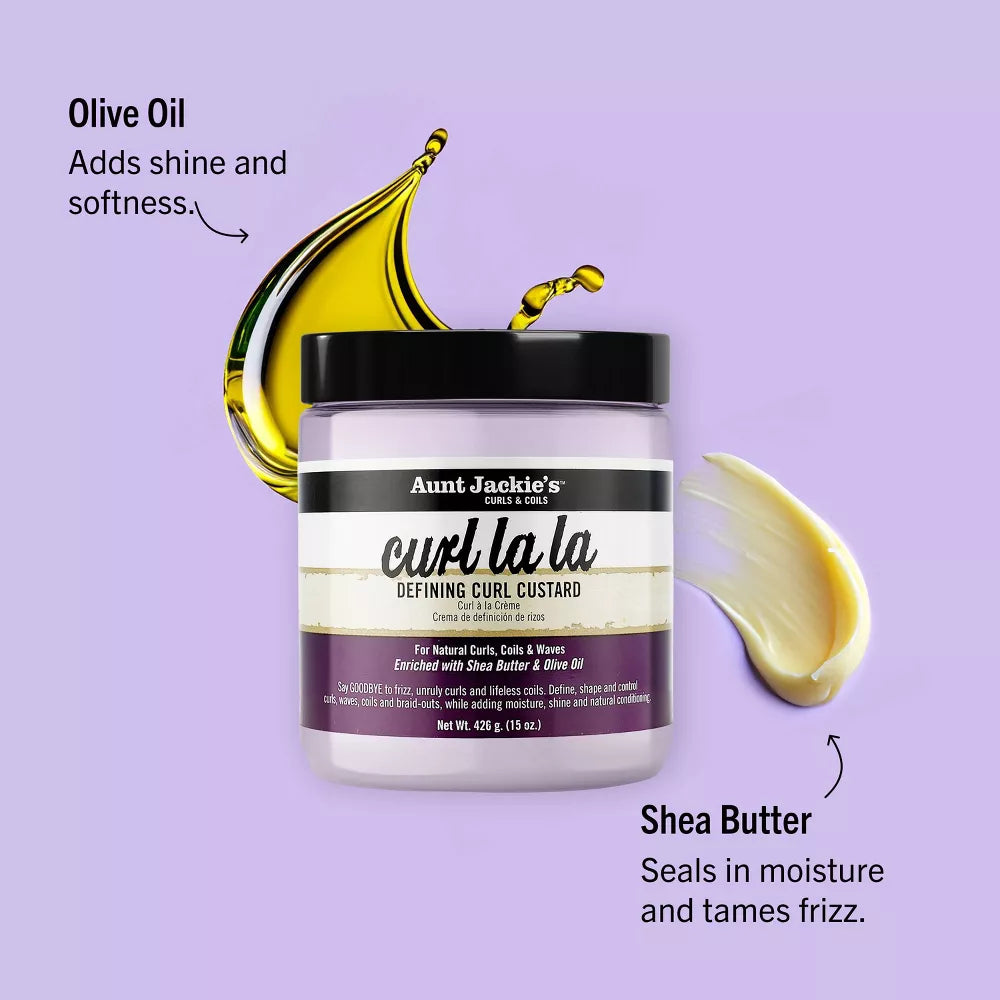 Aunt Jackie's Curl La La Defining Curl Custard 15oz