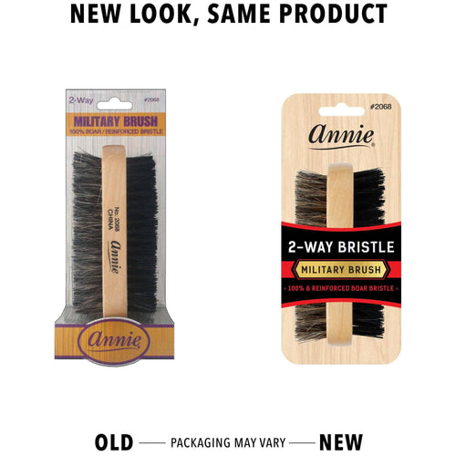 Annie Two Way Military Brush Boar Bristle Soft and Hard