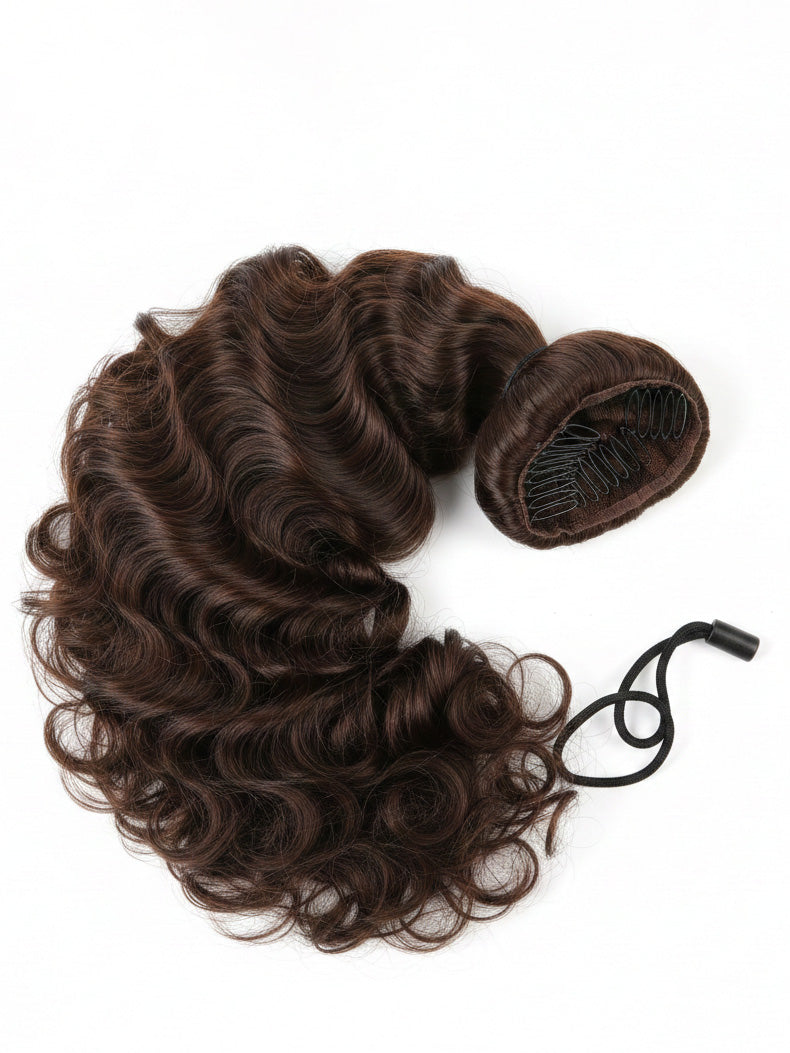Diva Dolls Drawstring Ponytail – Color 4 Medium Brown Hair Extension