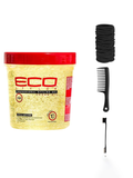 Eco Style Argan Oil Styling Gel, Strong Hold & Moisturizing Hair Gel, 32oz