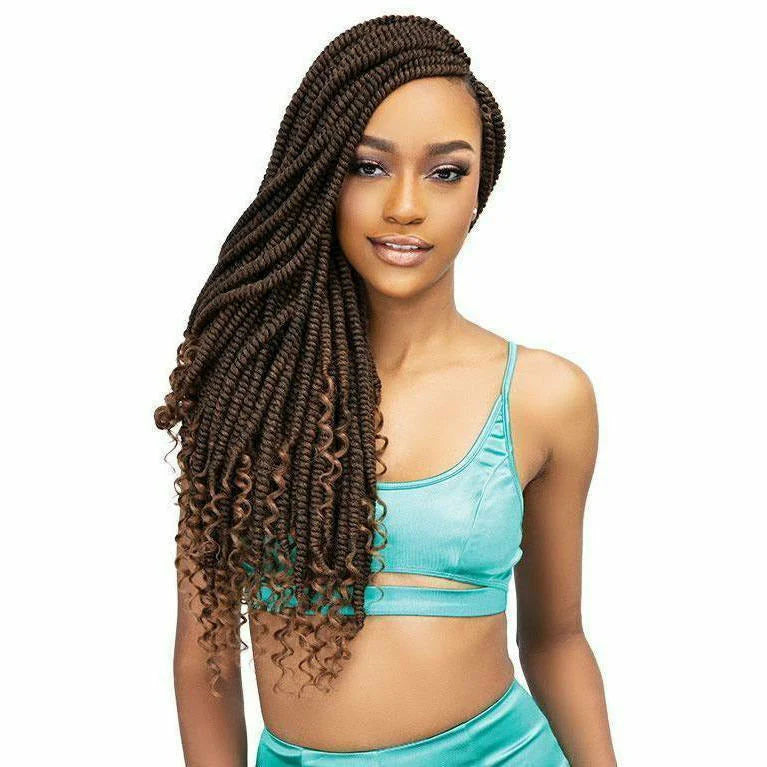 Nubian Crochet Braids 20" – Pre-Stretched Synthetic Hair Extensions