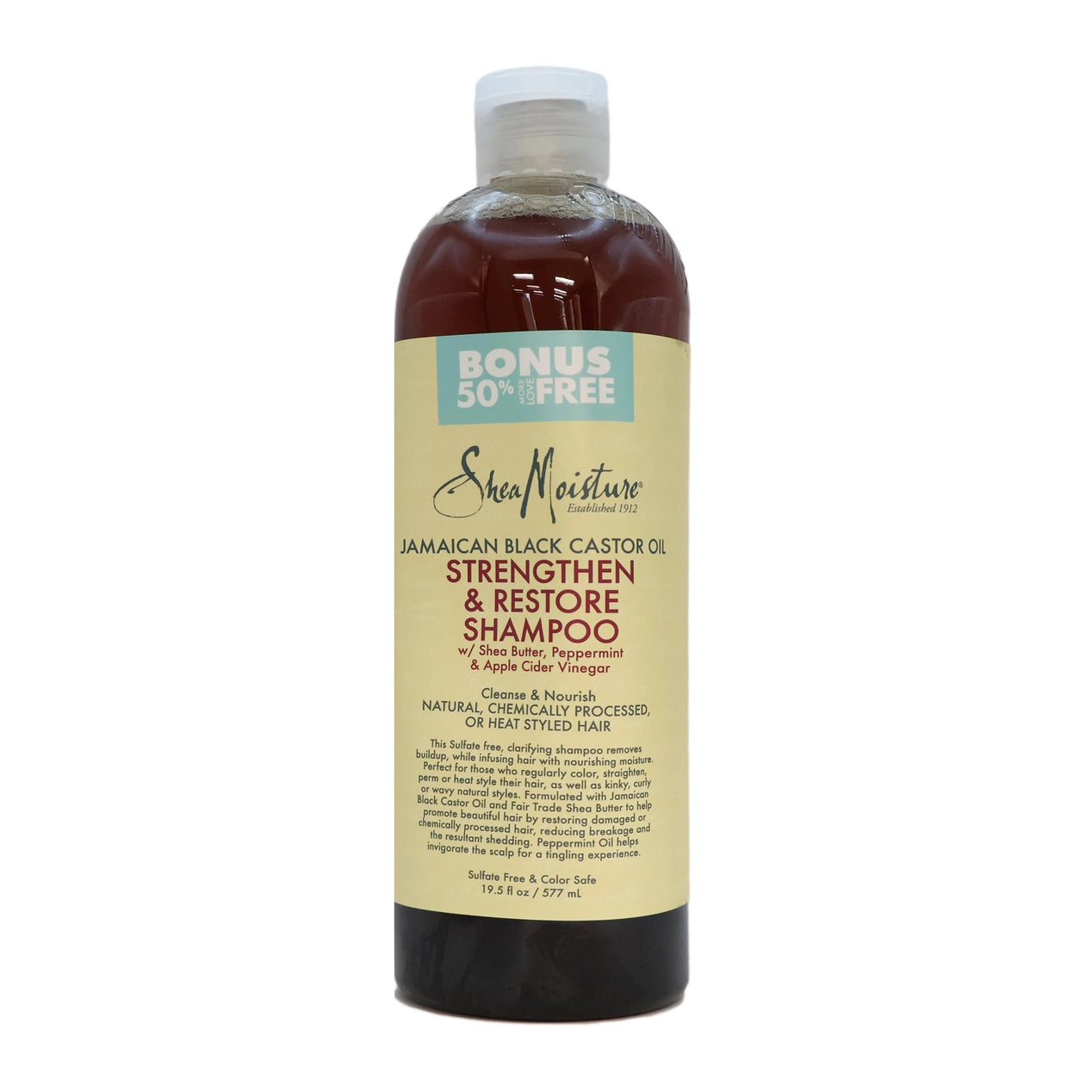 Shea Moisture Jamaican Black Castor Oil - Strength & Restore Shampoo 19.8 oz
