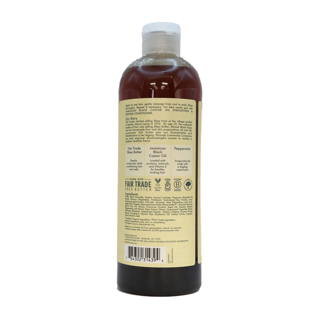 Shea Moisture Jamaican Black Castor Oil - Strength & Restore Shampoo 19.8 oz