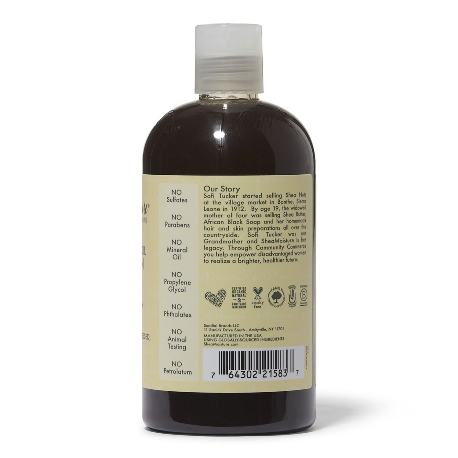 Shea Moisture Jamaican Black Castor Oil Strength & Restore Shampoo 19.8 FL oz