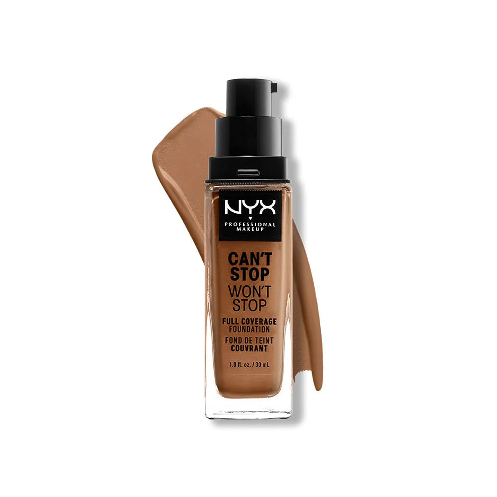 NYX Can’t Stop Won’t Stop 24-Hour Matte Foundation 30mL – Full Coverage