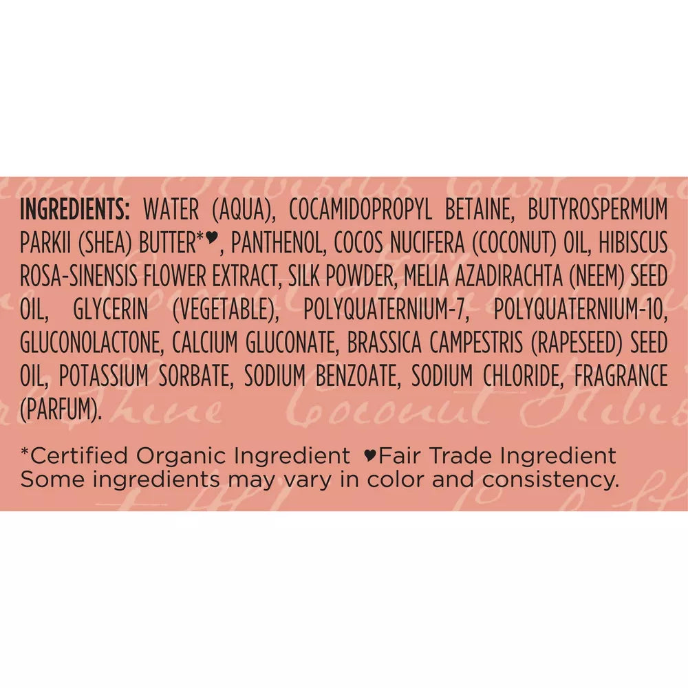 Shea Moisture Coconut & Hibiscus Frizz‑Free Curl Mousse